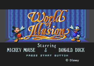 World of Illusion starring Mickey Mouse & Donald Duck (USA, Korea) (Beta 1)